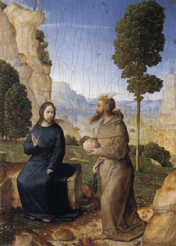 Juan de Flandes Temptation of Christ Norge oil painting art